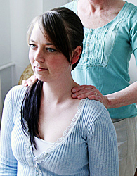 Skulder, nakke og armsmerter. Skulder, nakke og armsmerter - afspændingsbehandlingen